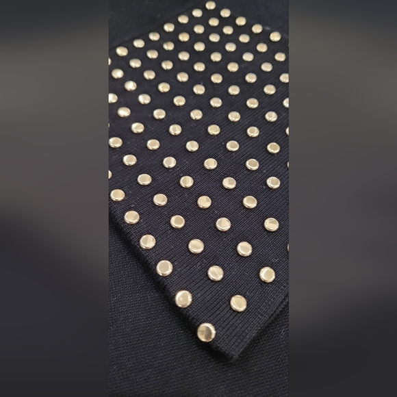 Calvin Klein Mock Neck Studded Long Sleeve Dress - Picture 2 of 3